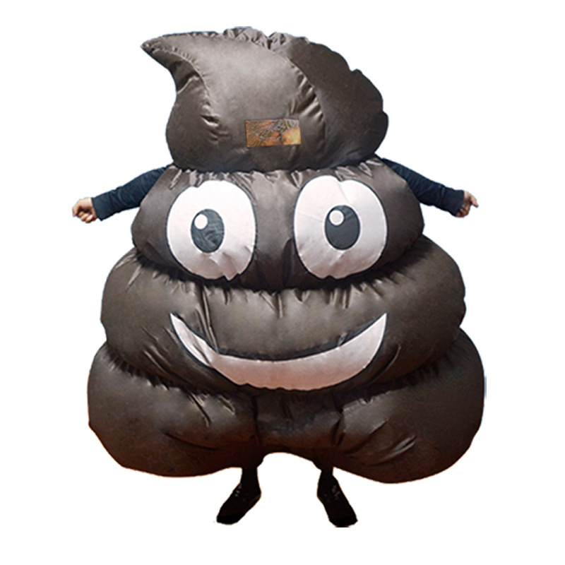 Halloween Costume Adult - Lustiges aufblasbares Kack-Kostüm für Erwachsene, Karneval,