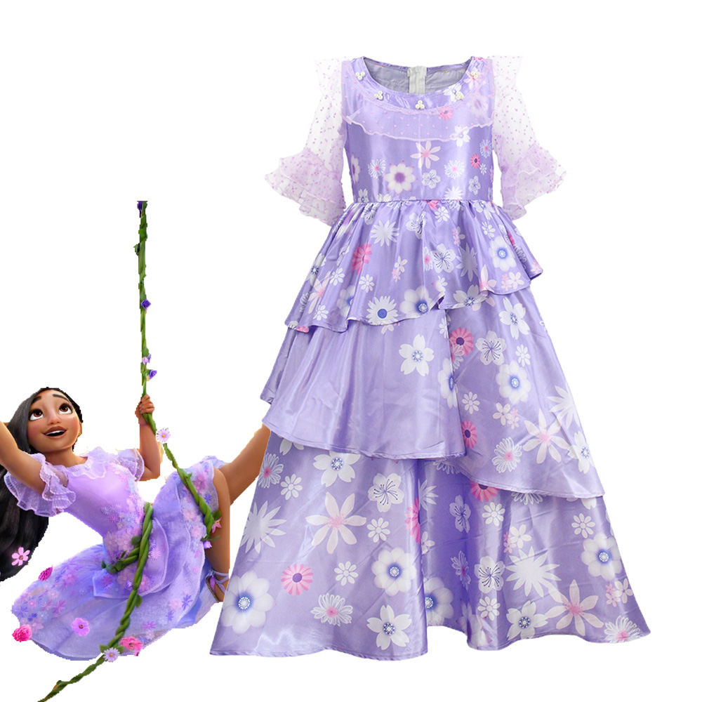 Halloween Costume Kids - Anime-Film Isabela Madrigal Cosplay-Kostüm für Kinder