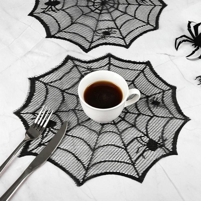 2/4 Stück Spinnennetz-Tischdec – Spider Web Halloween Decoration Bewertung und Preis
