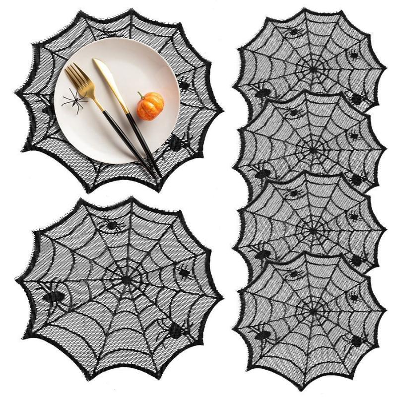 2/4 Stück Spinnennetz-Tischdec – Spider Web Halloween Decoration Bewertung und Preis