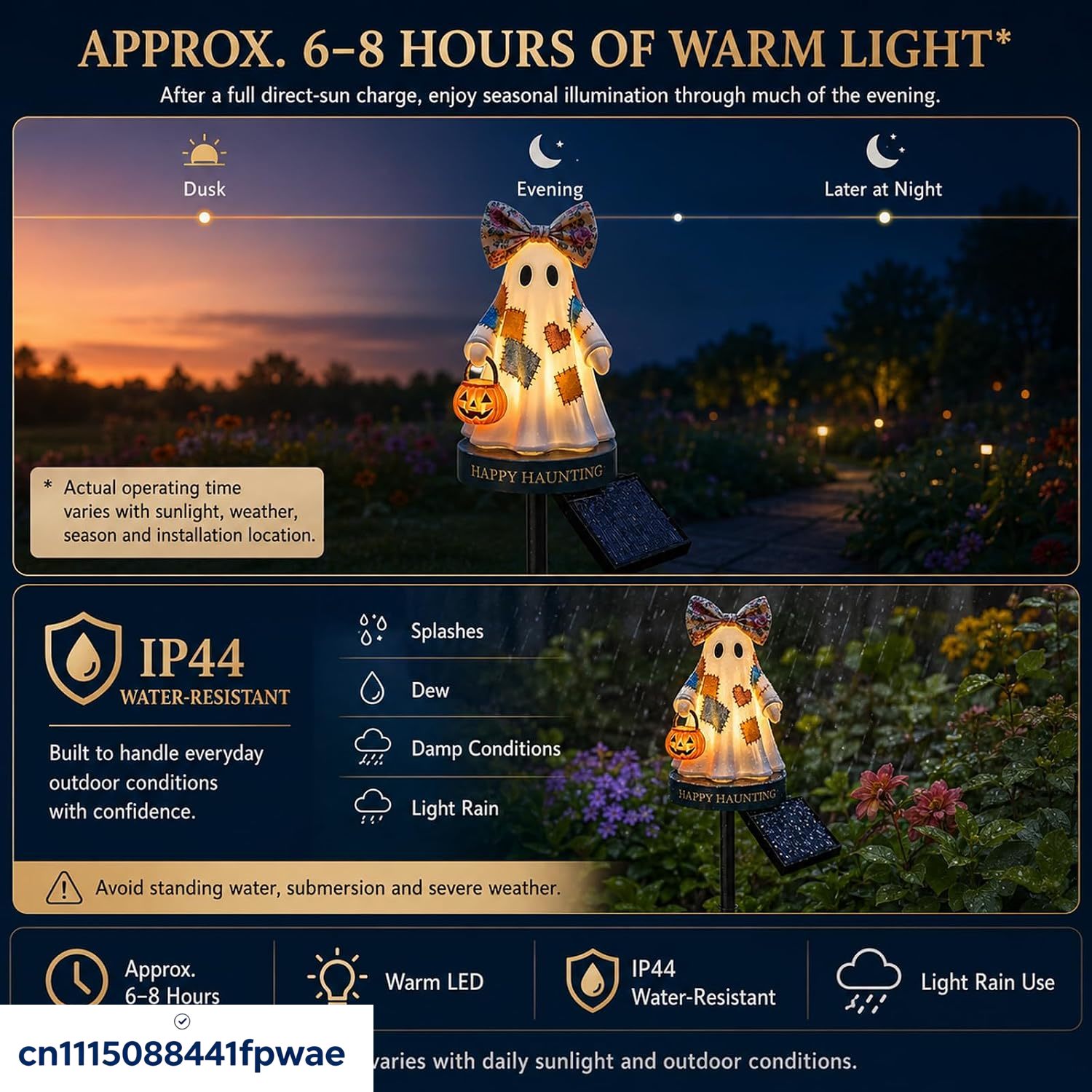 Solarbetriebene Halloween-Deko – Pumpkin Lantern Halloween Bewertung und Preis