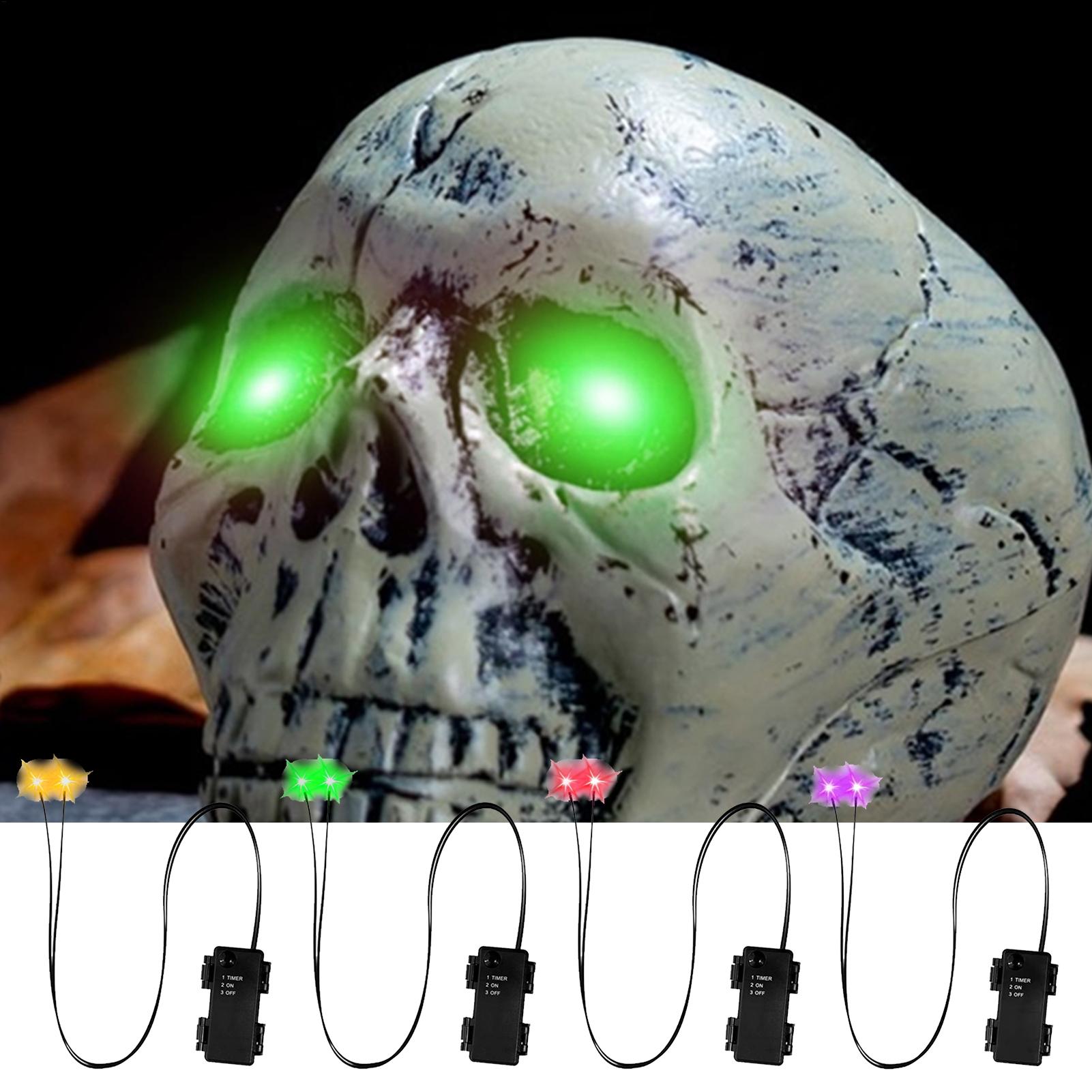 1PC leuchtende Augen Halloween – Halloween Pumpkin Decor Led Bewertung und Preis