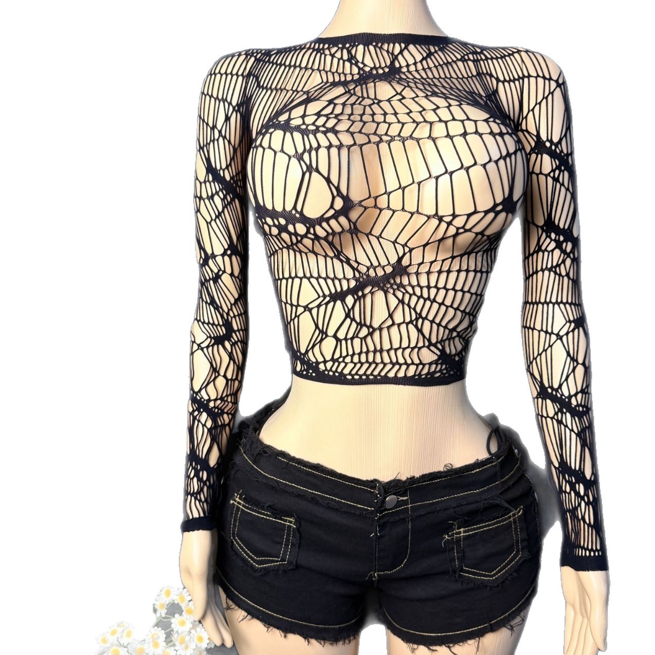 Spiel-Dekorations-Dessous mit  – Spider Web Halloween Decoration Bewertung und Preis