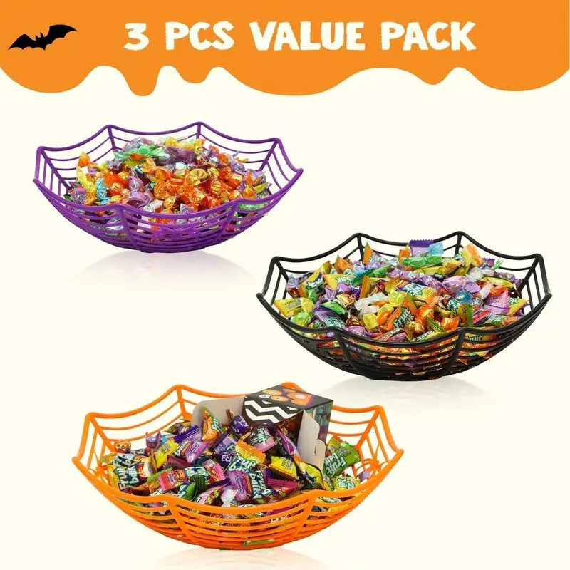 1/3 Stück Halloween-Süßigkeite – Spider Web Halloween Decoration Bewertung und Preis