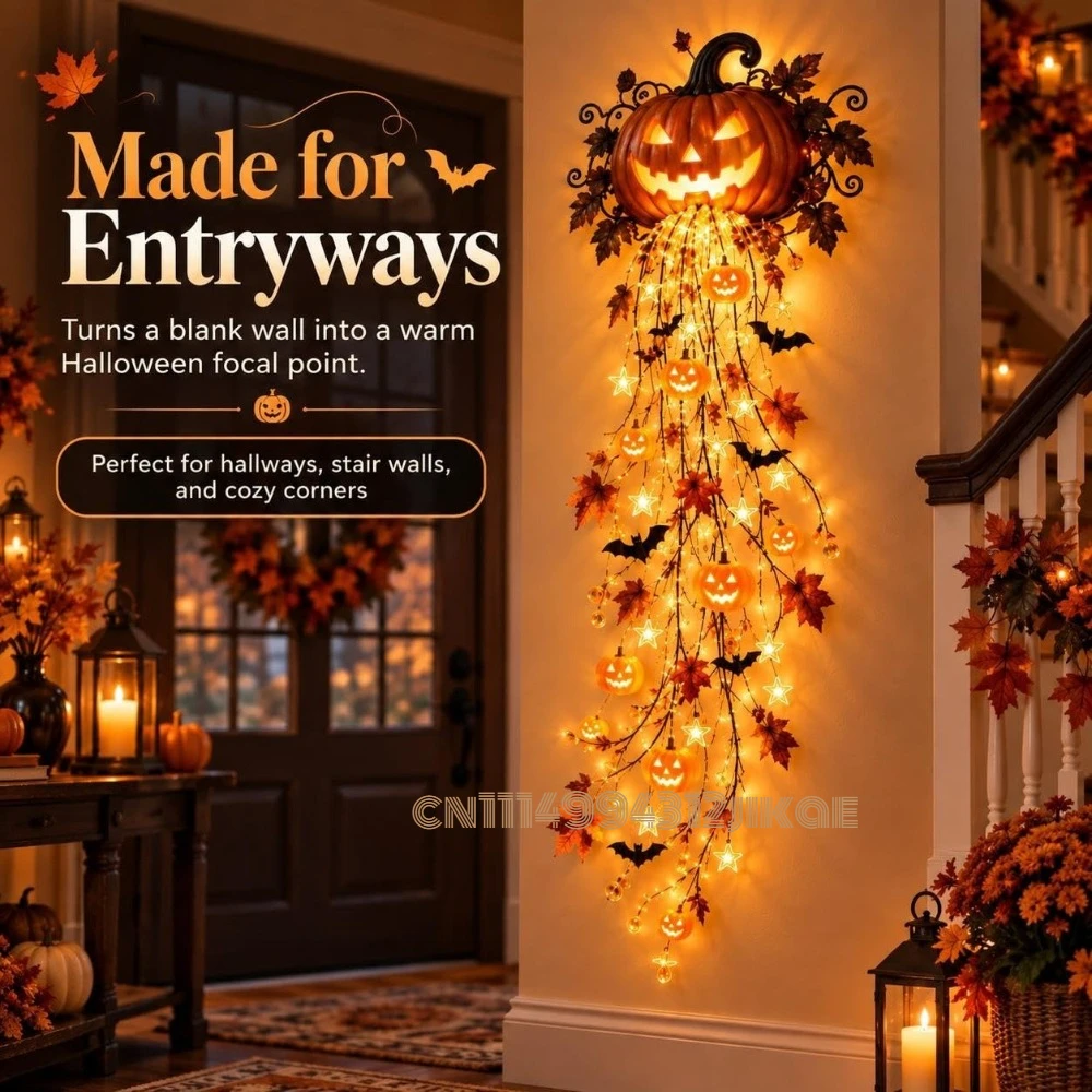 Elegante Halloween-Wandlichter – Halloween Led String Lights Orange Bewertung und Preis
