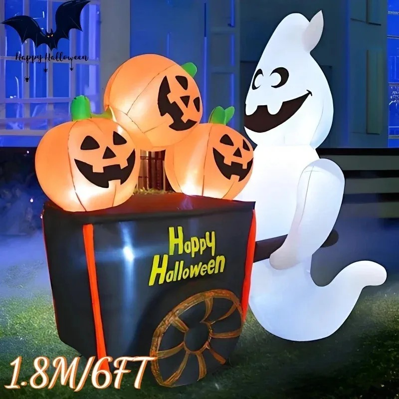 6FT Halloween Outdoor Urlaub D – Halloween Pumpkin Decor Led Bewertung und Preis