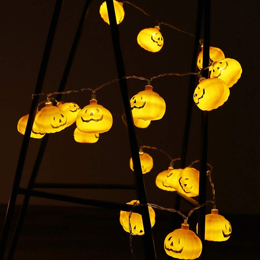 Halloween 3D Kürbis LED Lichte – Halloween Led String Lights Orange Bewertung und Preis