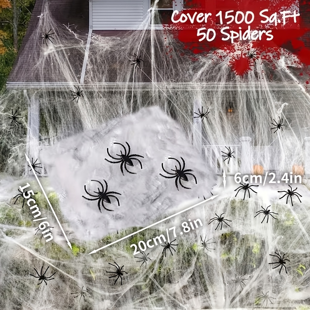 Halloween-Spinnennetz-Dekorati – Spider Web Halloween Decoration Bewertung und Preis