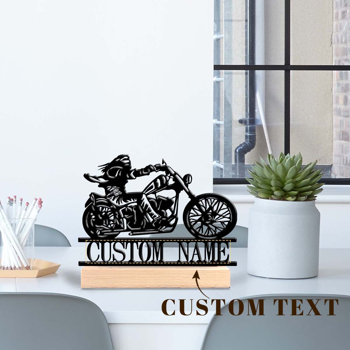 1 Stück Maßgefertigte Motorrad – Halloween Party Supplies Bewertung und Preis
