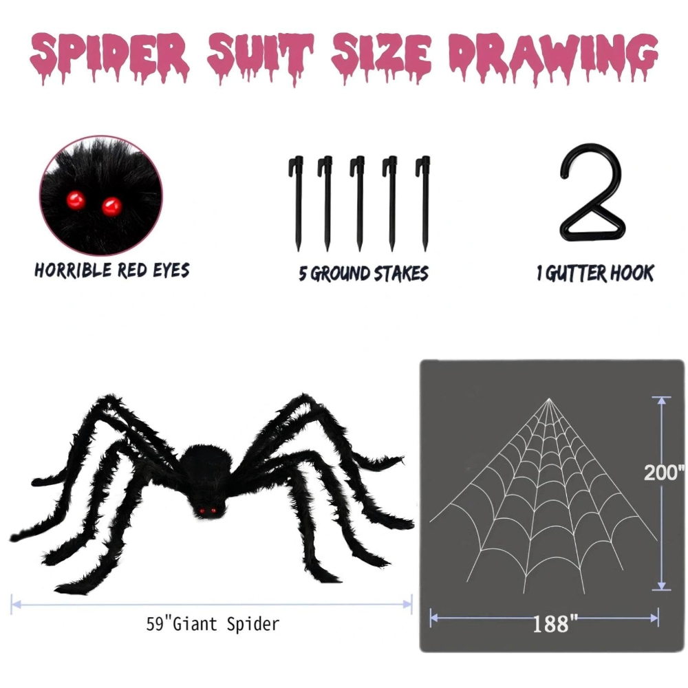 200 Zoll Halloween Spinnennetz – Spider Web Halloween Decoration Bewertung und Preis