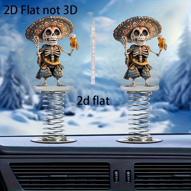 Halloween 2D Acryl Schwingende – Halloween Skeleton Decoration Bewertung und Preis