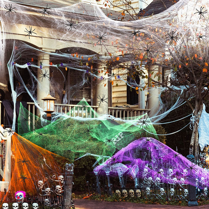 Halloween-Dekoration Weißes Sp – Spider Web Halloween Decoration Bewertung und Preis
