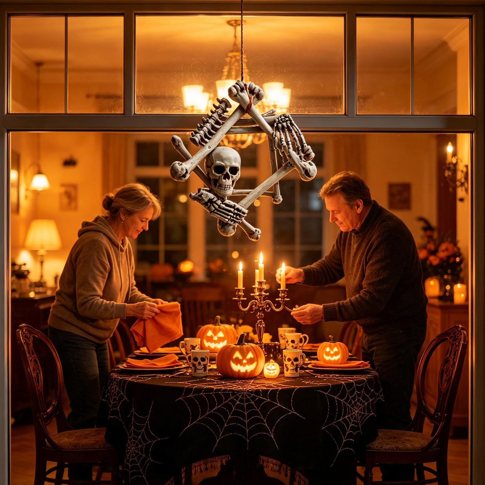 Halloween-Totenkopf-Kranz, got – Halloween Skeleton Decoration Bewertung und Preis