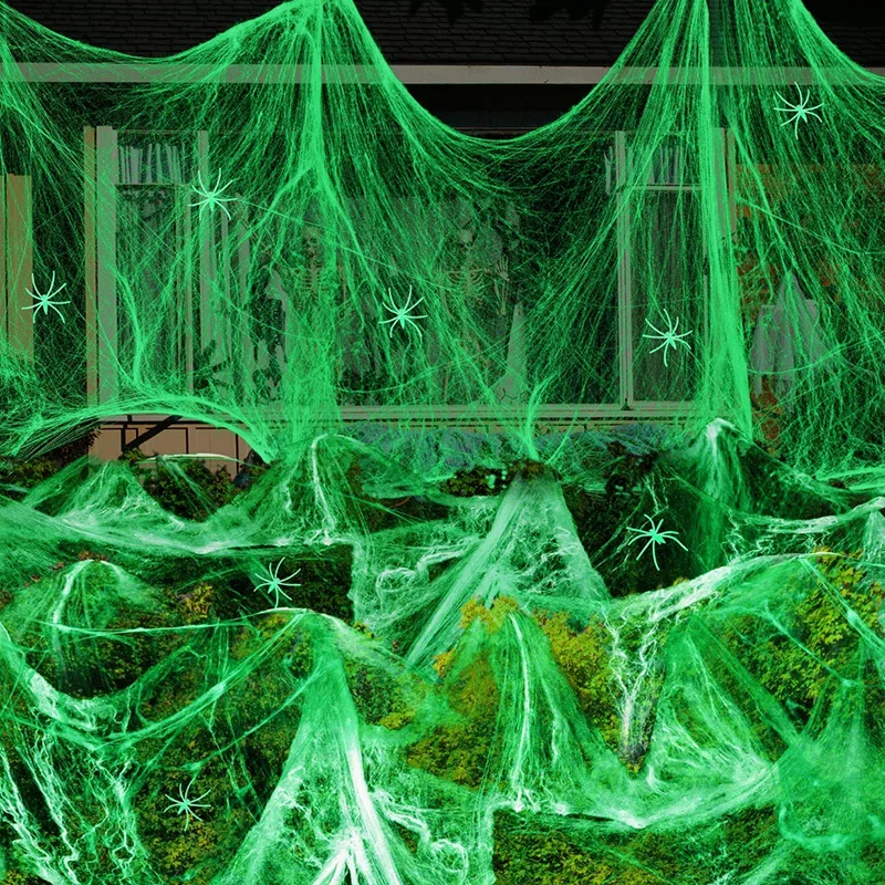 1-5 Sets Halloween Leuchtendes – Spider Web Halloween Decoration Bewertung und Preis