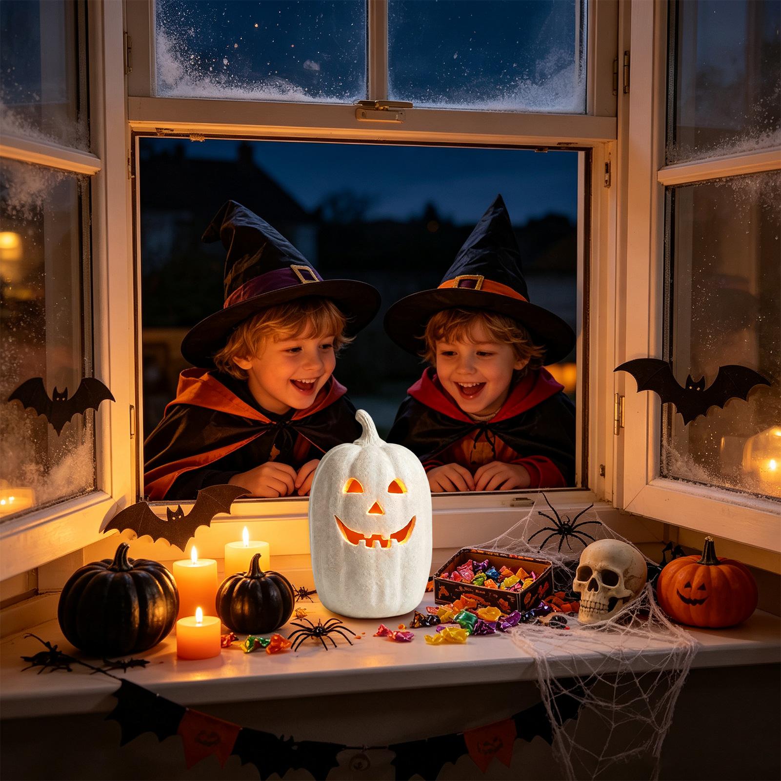 Halloween-Kürbis-Deko aus Kuns – Pumpkin Lantern Halloween Bewertung und Preis